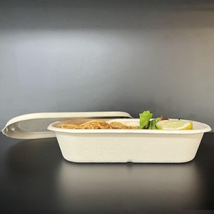 1000ml oval box with lid