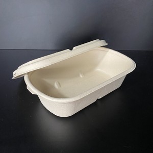 1000ml oval box with lid